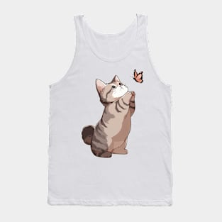 Cute Exotic Shorthair Cat Tank Top